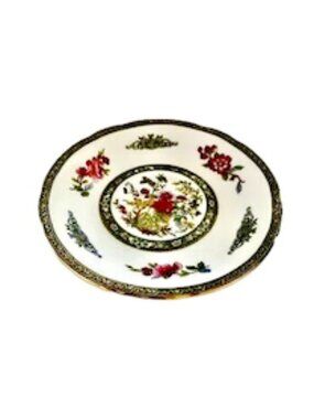 Paragon English Bone China Saucer Tree of Kashmir 22k Gold Accent